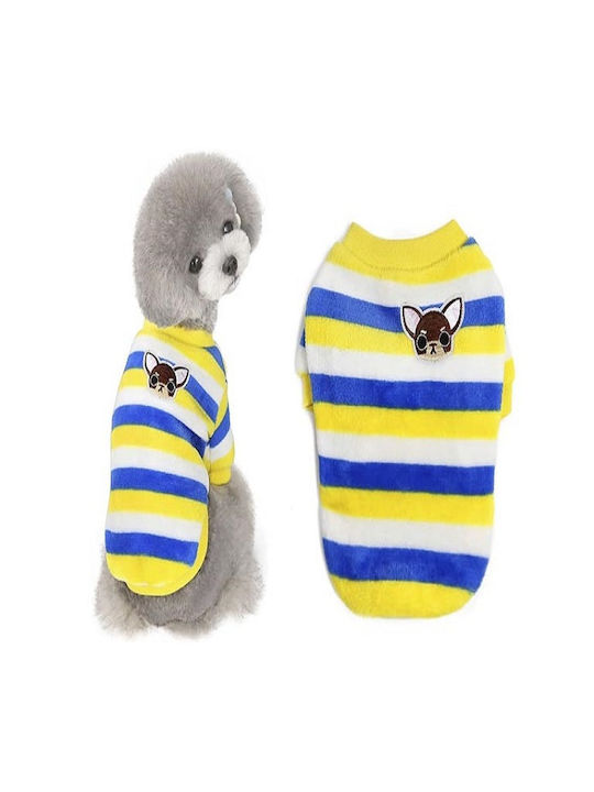 Value Imports Φουτερ Σκυλου Fleece Xlarge 35cm Κιτρινο Μπλε