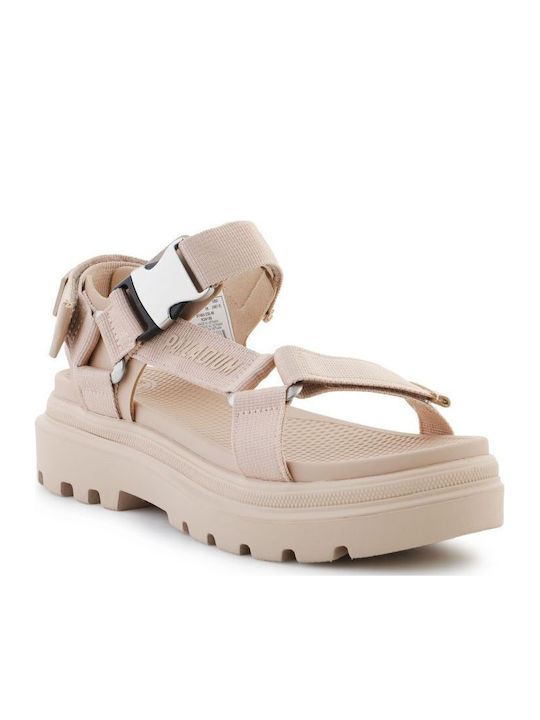 Palladium Women's Flat Sandals Beige