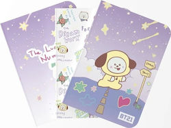 Line Friends Set of 3 Bullet Ruled A6 Notebooks