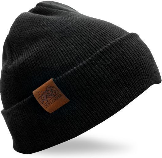 Beanie Unisex Beanie Gestrickt in Schwarz Farbe
