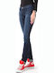 Courtney Talie joasă Blugi de damă cu croială skinny Blue