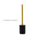 General Trade Porcelain Toilet Brush Black