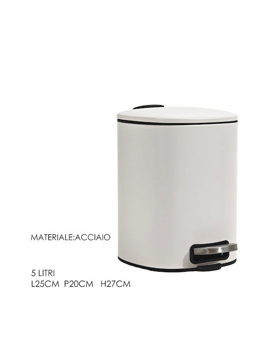 General Trade Metallic Bathroom Basket 5lt