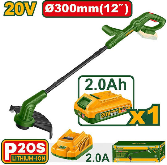 Jadever JDGTP535 Χορτοκοπτικό Ώμου / Χειρός Μπαταρίας 20V με 1 Μπαταρία 2Ah