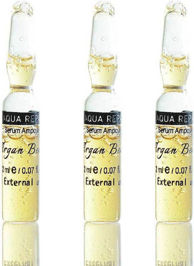 BNeF Panthenol Plus Aqua Repair Argan Beauty Soothing & Anti-aging Serum Face with Vitamin E for Detoxification 3x20ml