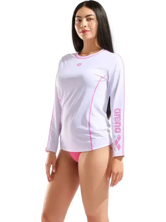 Arena Tricou De Protecție Solară Alb Arena Tricou De Protecție Solară Alb