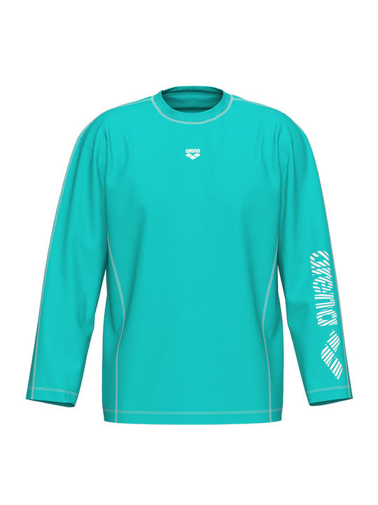 Arena Men's Long Sleeve Sun Protection Shirt Turquoise