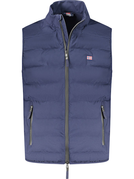 Αμάνικο Μπουφάν Puffer Navy Μπλε