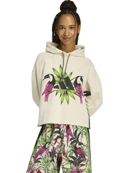 Farm Women's Sweatshirt Hooded Beige