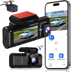 Taggo Set Autokamera DVR 4K mit Bildschirm mit Klebeband & Rückfahrkamera