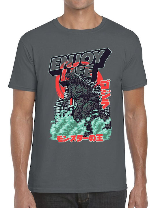T-shirt Godzilla Enjoy Life City Stomp Pop Cult...