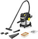 Karcher Wd 4 S Go!further Wet-Dry Vacuum 1100W with Stainless Steel Container 20L Black