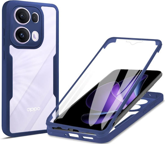Techsuit ColorVerse 360 Vollschutz 1,25mm Blaue Handyhülle für Oppo Reno13 Pro