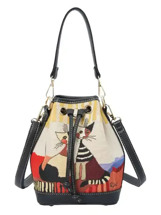 Signare Cat Damentasche Schultertasche Mehrfarbig
