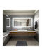 Non-Slip Bath Mat Cotton Valneo Bathroom Mat Anthracite 50x70cm