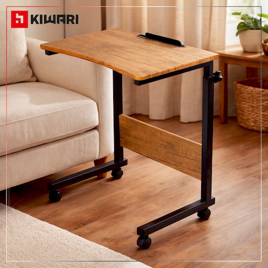Γραφείο Trek με Ρυθμιζόμενο Ύψος 60x40x95εκ. Brown/black