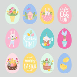 Easter Display Multicolour Eggs
