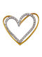 Savvas Design Hängendes Charm mit Steinen aus 14K Gold mit Zirkon AMEN04217