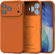 Spacecase Umschlag Rückseite Silikon Orange (iPhone 17 Pro)