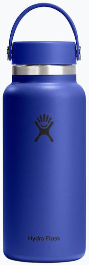 Hydro Flask Stainless Steel Thermos Bottle 710ml Capri Blue