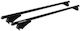 Menabo Car Roof Bars Aluminum Tiger Black 118.5 Cm Black Color Mercedes Benz E Class S213 Station Wagon 5 Doors 2016> Flush Or Raised Rails 2 Pieces 8590/mb Menabo Mp.8590/mb-50