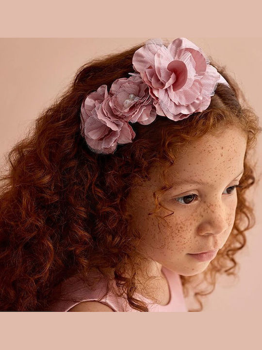 Abel & Lula Pink Kids Headband with Flower