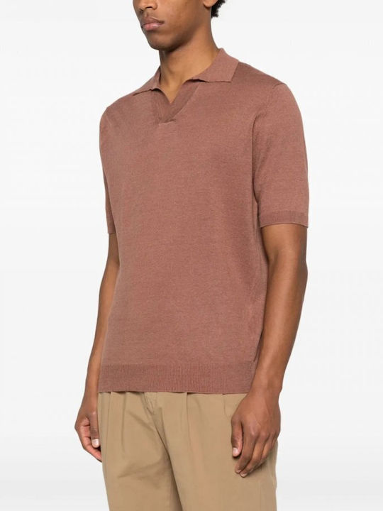 Lardini Polo Blouse Brown