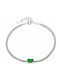 Oxzen Women's Bracelet Riviera made of Silver with Zircon