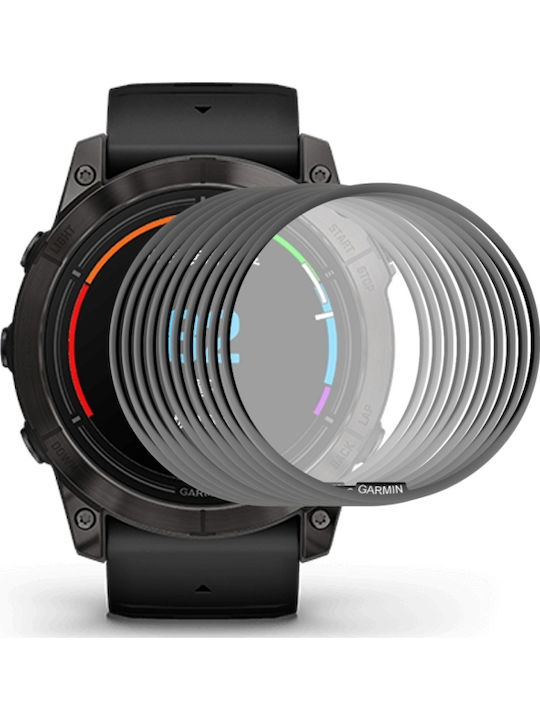 3d Full Coverage Soft Vollflächig gehärtetes Glas für das Garmin Epix Pro 10Stück SYA002261702