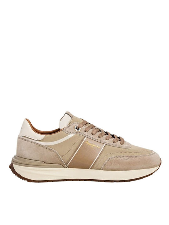 Pepe Jeans Ανδρικά Sneakers Μπεζ