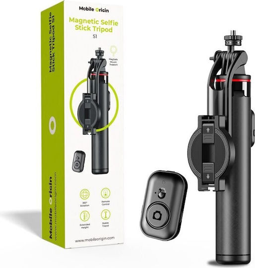 Mobile Origin S1 Selfie-Stick Handy-Stative Bluetooth-Schwarz