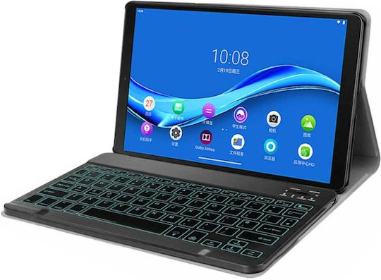 Flip Cover with Keyboard in English US Blacη (Lenovo Tab M10 FHD Plus (X606F)) EDA00469101A