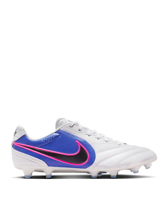 Nike Tiempo Ligera Pro Football Shoes with Cleats White