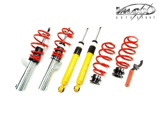 Ρυθμιζόμενη Aνάρτηση Kαθ Ύψος V-maxx Vw Golf 6 Jetta 4 Beetle 5c Φ50mm 4 Tμχ 60 Av 30/50