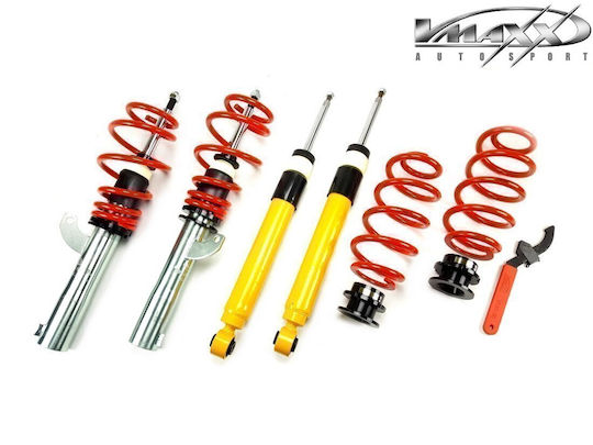 Регулируемо Окачване По Височина И Твърдост V-maxx Audi A3 8p Seat Altea Skoda Octavia 1z Vw Golf 5 Passat 3c – Φ55mm До 1105kg 70 Av 16/55