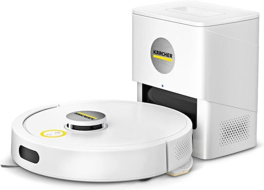 Karcher RVC 3 Comfort Extra Robot Vacuum Cleaner with Laser Mapping and 15000Pa Suction Power White