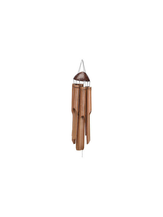 Zaros Decorative Melody Melodos Handmade Brown Wooden 15x54cm