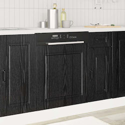 Vidaxl Kitchen Cabinet Kalmar Black Beech 60 X 1.5 X 67 Cm