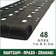 ProKROB Agro Textilien Bodendecker Patch Petersilie Schnittlauch Sellerie Spinat 1x2.5m 48 Plätze 99008