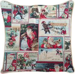Signare Decorative Pillow Case 45x45cm Christmas Santa