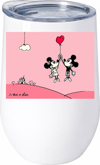 Αγίου Βαλεντίνου So This Is Love Mickey Minnie No86 Ποτήρι Θερμός Ανοξείδωτο Διπλό Τοίχωμα 500ml – Premium Ποιότητα