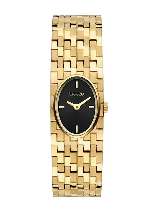 Breeze Women's Watch 33mm Battery with Gold Metal Bracelet
