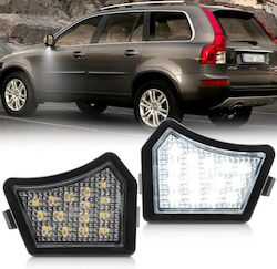 Φως Καθρέπτη Volvo C30 C70 S40 S60 S80 V50 V70 Smd Led 6000k Λευκά 2 Τεμάχια