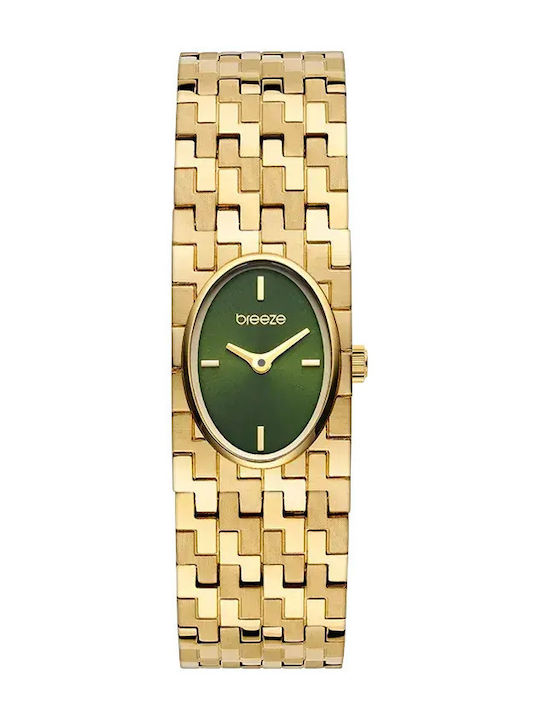 Breeze Women's Watch with Gold Metal Bracelet