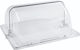 Yuk Commercial Serving Rectangular Plate Plastic Cover Roll Top 32.5x26.5cm