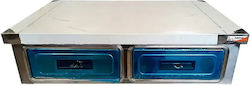 Lappas Συρτάρι Καφέ Διπλό Π88xΒ55xΥ24cm Lappas Συρτάρι Καφέ Διπλό Π88xΒ55xΥ24cm