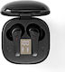 Nedis In-ear Bluetooth Handsfree Ακουστικά με Θήκη Φόρτισης Μαύρα