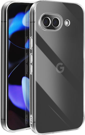 Avizar Ултратънък Мек Силиконов Калъф Google Pixel 9a Прозрачен