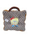 Kids Decorative Pillow Brown 40x40cm