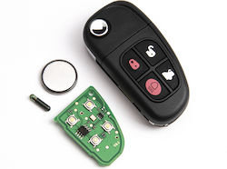 Car Key Shell with Blade with 4 Buttons for Jaguar